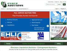 Tablet Screenshot of cyberauctions.com